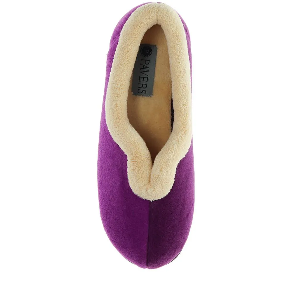 Wide Fit Antibacterial Slippers - QING32013 / 319 075