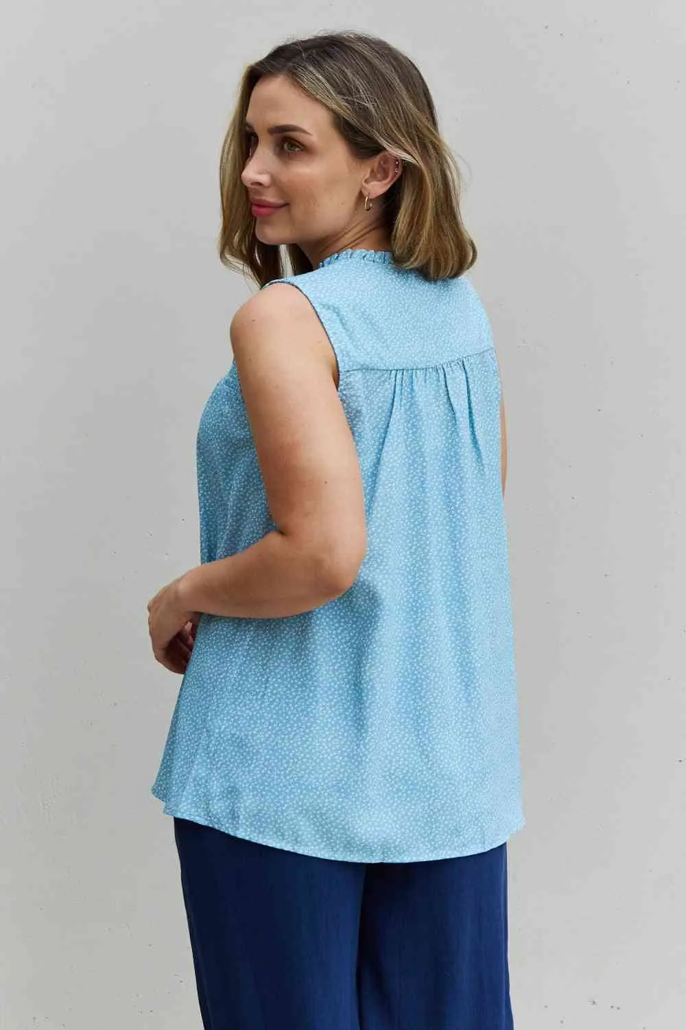 Women's HEYSON She Means Business Full Size Ruffled Floral Flare Shirt