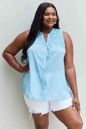 Women's HEYSON She Means Business Full Size Ruffled Floral Flare Shirt