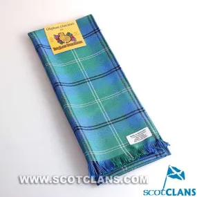 Wool Scarf in Oliphant Ancient Tartan